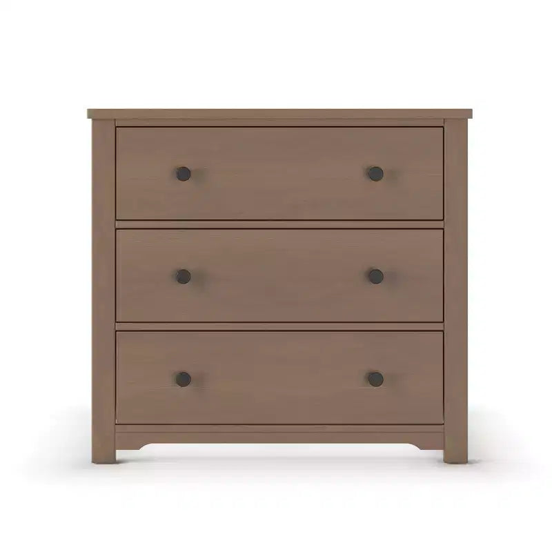 Commode 3 tiroirs Child Craft Harmony avec plateau à langer amovible, grand espace de rangement, kit anti-basculement inclus pour éviter le basculement, finition sécuritaire pour bébé