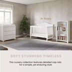 Commode 3 tiroirs Child Craft Harmony avec plateau à langer amovible, grand espace de rangement, kit anti-basculement inclus pour éviter le basculement, finition sécuritaire pour bébé