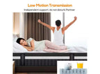 Matelas hybride Queen de 14 pouces – Mousse à mémoire de forme infusée de gel, ressorts ensachés, fermeté moyenne, certifié CertiPUR-US