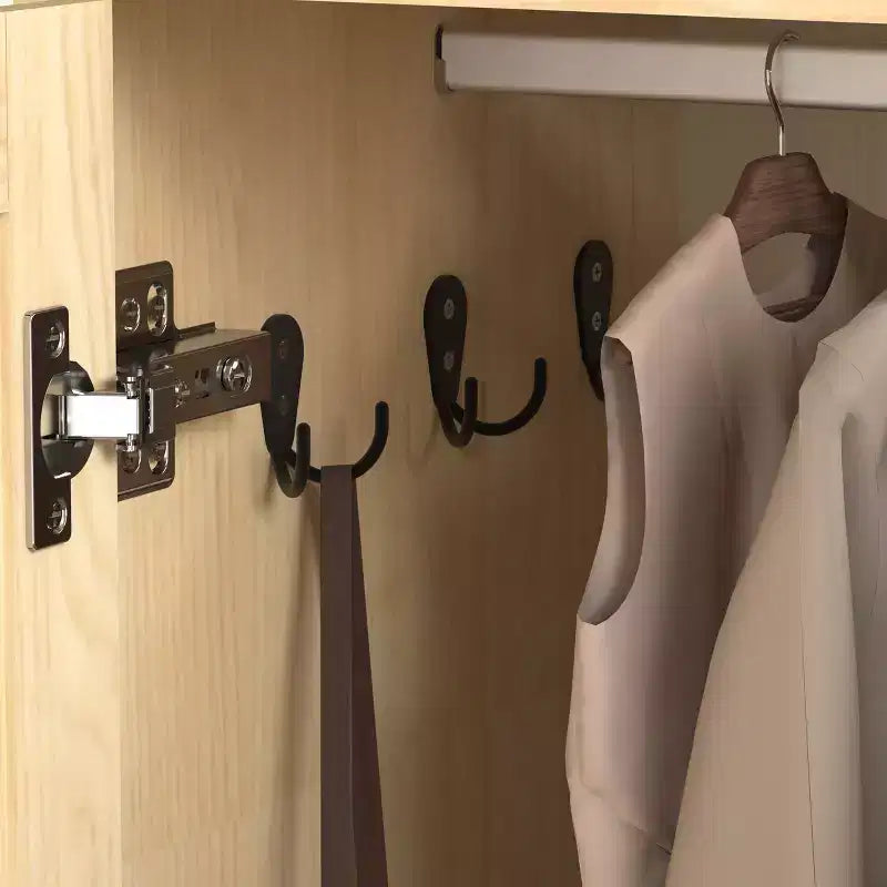 Garde-robe de style rustique Prya GDFStudio avec miroir, éclairage LED, tringle à vêtements, 4 portes et 2 tiroirs