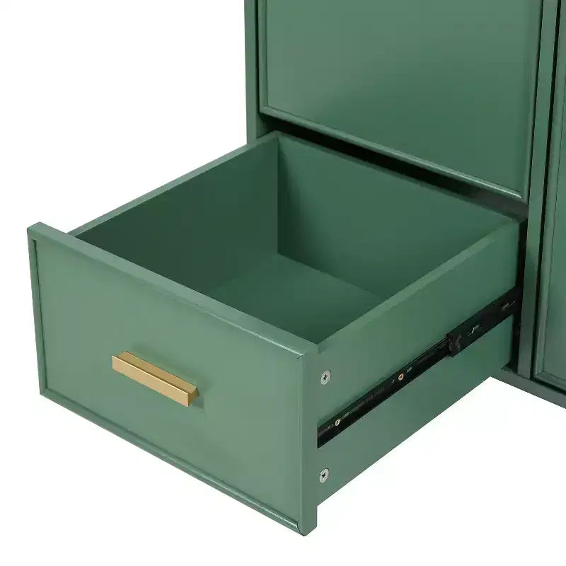 Meuble-lavabo de salle de bain compact de 61 cm avec évier, armoire de rangement de salle de bain avec tiroirs et étagère de porte, meuble-lavabo à lavabo simple