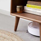 MAYEERTY Table de chevet en hêtre massif avec rangement ouvert Meuble de chevet pour chambre à coucher et salon