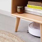 MAYEERTY Table de chevet en hêtre massif avec rangement ouvert Meuble de chevet pour chambre à coucher et salon