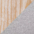 Lot de 2 tabourets de bar rembourrés Elisa hauteur comptoir Gris/Blanc délavé - Lumisource