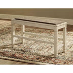 Banc de salle à manger hauteur comptoir Bolanburg Blanc antique - Signature Design by Ashley