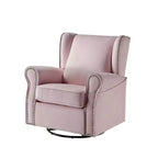 Fauteuils d'appoint Tamaki 35" en tissu rose - Acme Furniture