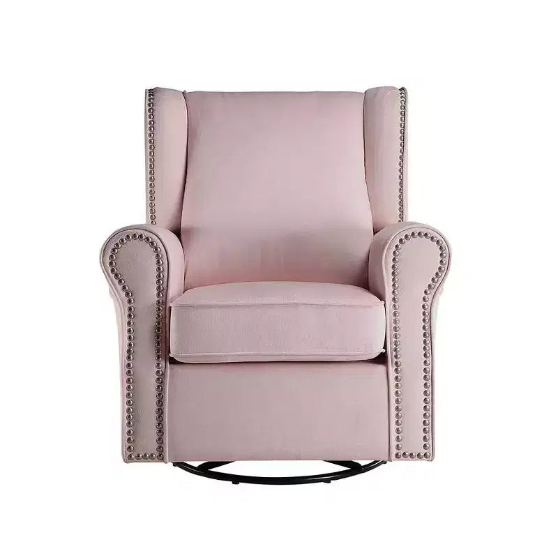 Fauteuils d'appoint Tamaki 35" en tissu rose - Acme Furniture