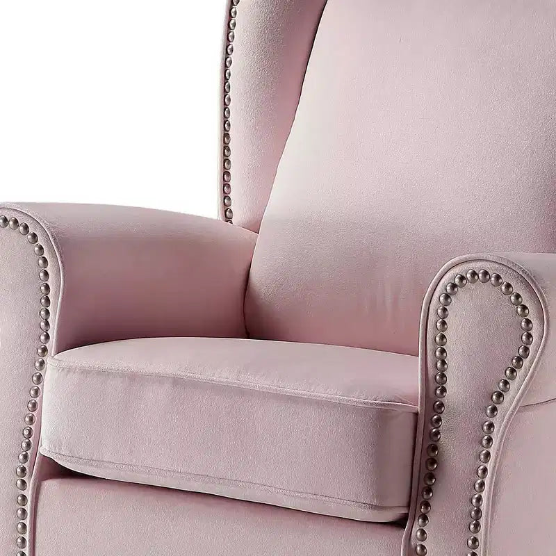 Fauteuils d'appoint Tamaki 35" en tissu rose - Acme Furniture