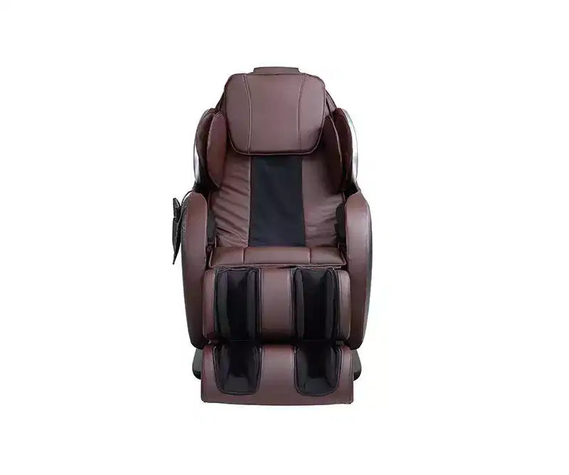 Fauteuil inclinable électrique de massage Pacari en polyuréthane de 57 po, couleur chocolat - Acme Furniture : similicuir de luxe, port USB, cadre en métal