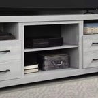 Meuble TV Richmond pour téléviseurs jusqu'à 56 po gris - Manhattan Comfort