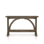 Jobrin Double Pedestal Console Table Reclaimed Oak - miBasics