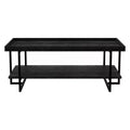 Franda Tray Top Coffee Table Black - miBasics