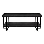 Franda Tray Top Coffee Table Black - miBasics