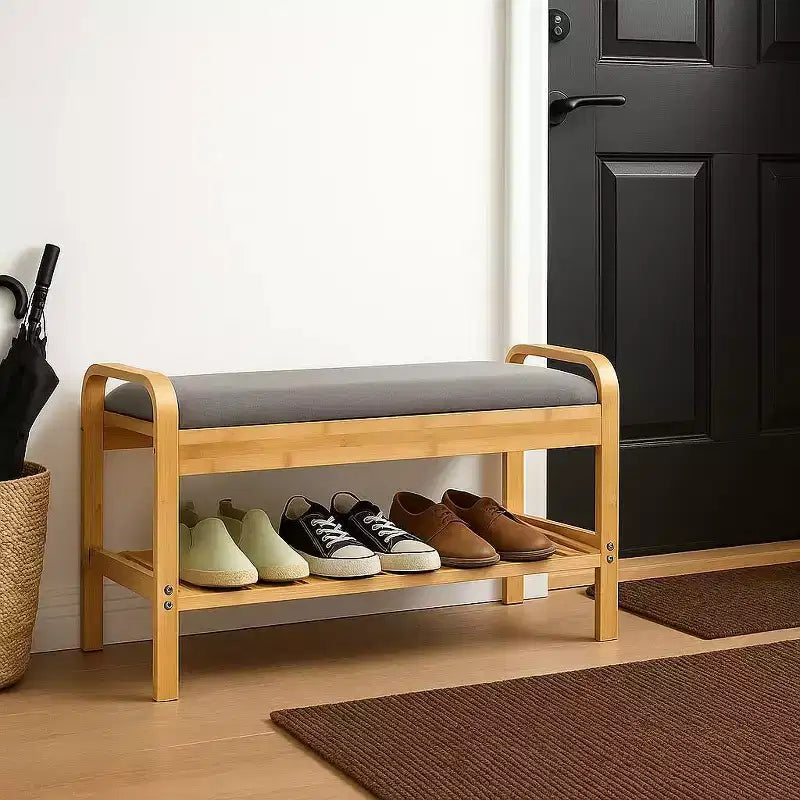 Banc à chaussures Cambridge en bambou naturel - Proman Products