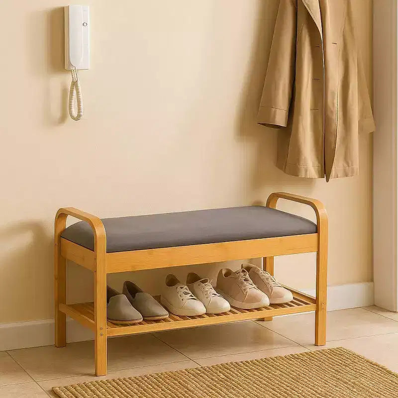 Banc à chaussures Cambridge en bambou naturel - Proman Products