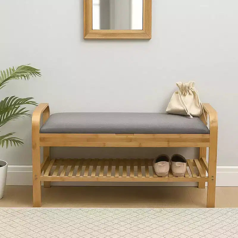 Banc à chaussures Cambridge en bambou naturel - Proman Products