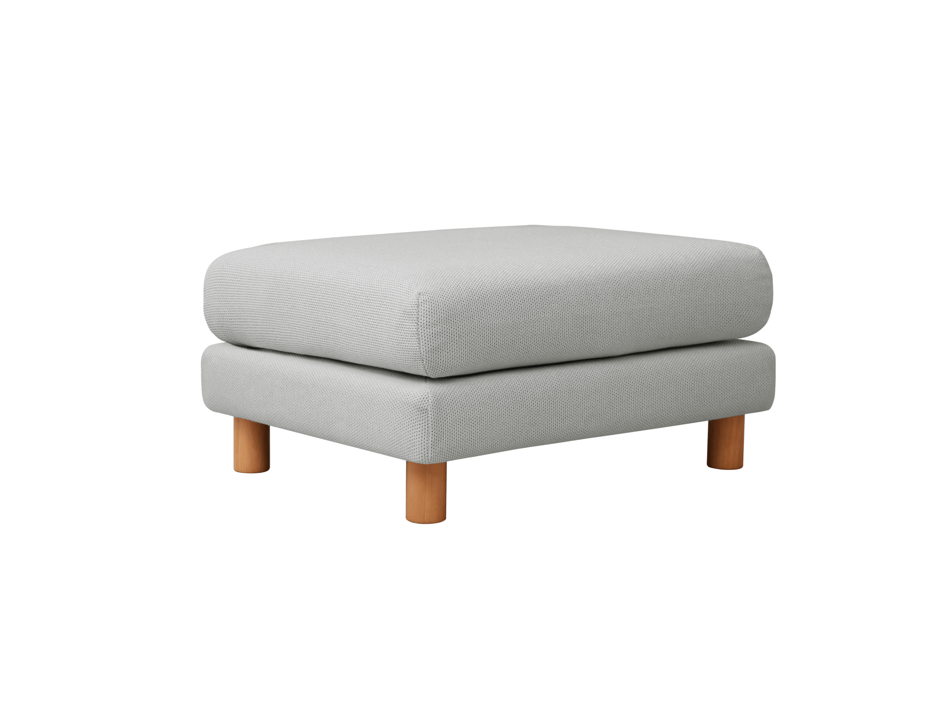 Sofa Ottoman – The Sofa Ottoman is a companion piece for the Sofa, featuring timber feet and a classic silhouette that fits most room styles
