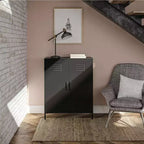 Meuble de rangement casier en métal 2 portes Shadwick RealRooms