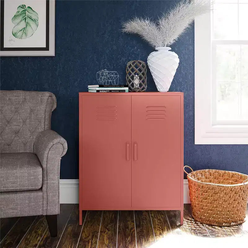 Meuble de rangement casier en métal 2 portes Shadwick RealRooms