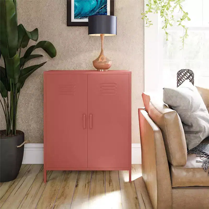 Meuble de rangement casier en métal 2 portes Shadwick RealRooms