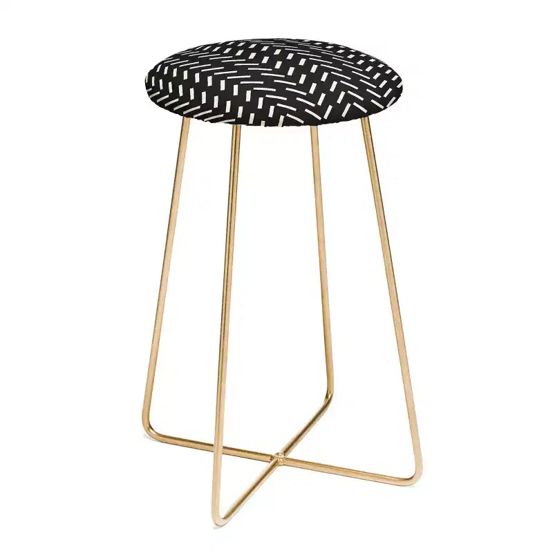 Tabouret de bar à hauteur de comptoir Herringbone par Nick Quintero - Deny Designs