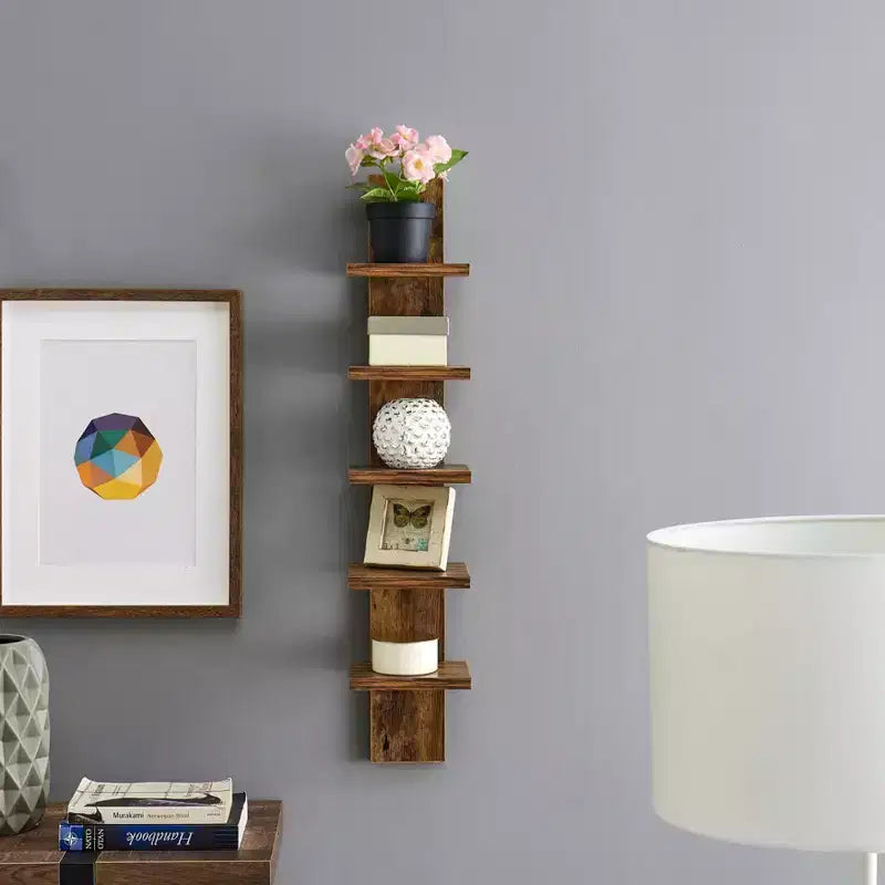 Étagère murale verticale étroite 30 x 6 - Danya B.