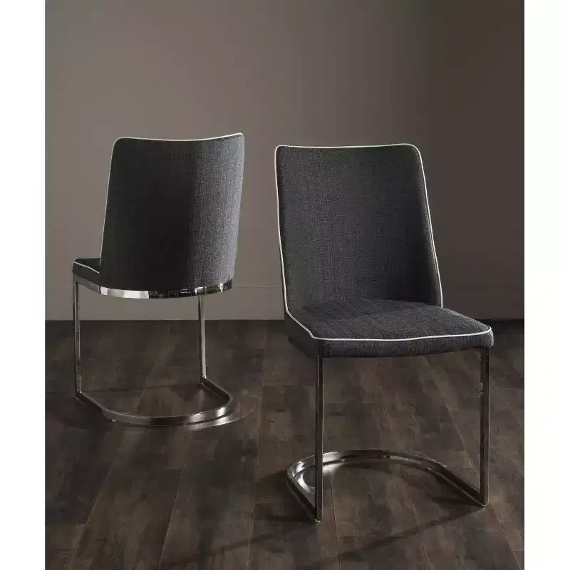 Chaise d'appoint en lin Parkston 18 H (lot de 2) - FOX2013 - Safavieh Couture