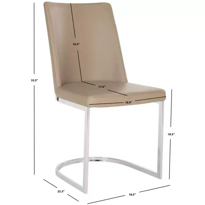 Chaise d'appoint en lin Parkston 18 H (lot de 2) - FOX2013 - Safavieh Couture