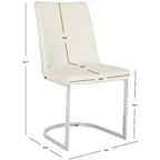 Chaise d'appoint en lin Parkston 18 H (lot de 2) - FOX2013 - Safavieh Couture