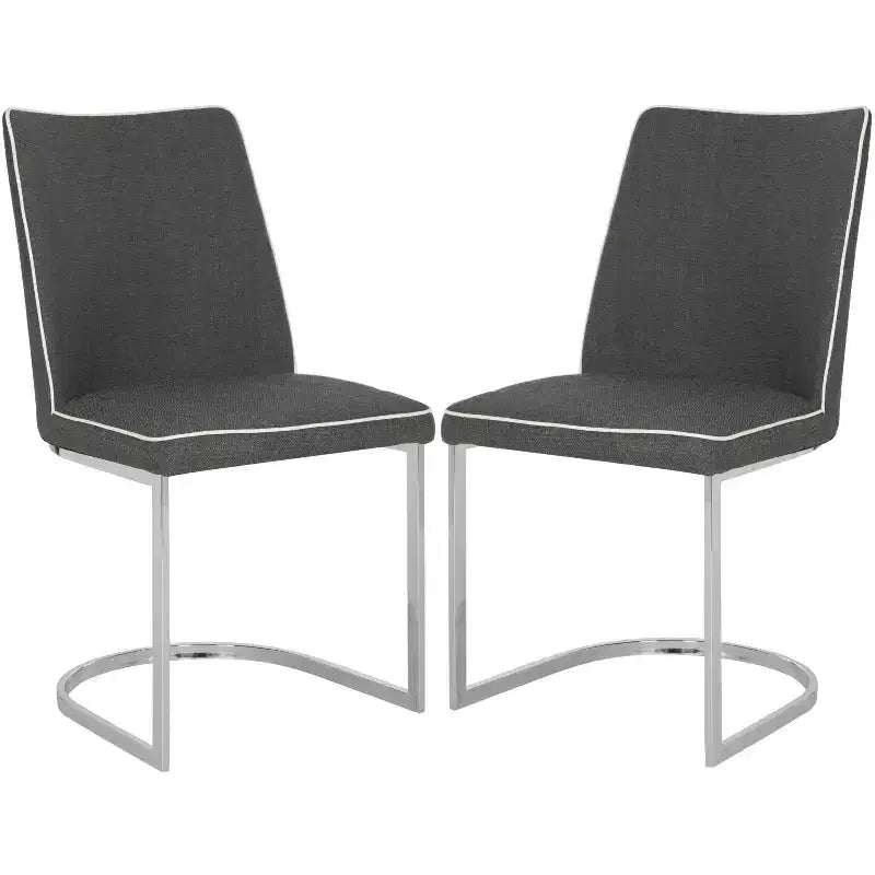 Chaise d'appoint en lin Parkston 18 H (lot de 2) - FOX2013 - Safavieh Couture