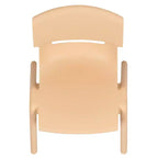 Flash Furniture Lot de 4 Chaises d'école empilables en plastique, hauteur d'assise 30,5 cm
