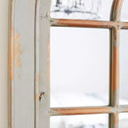 Miroir mural décoratif motif fenêtre cintrée classique de ferme 48 x 37 - Olivia & May