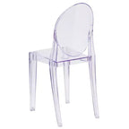 Chaise latérale Ghost Emma et Oliver en cristal transparent