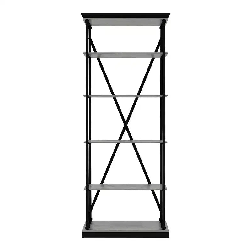 Bibliothèque 5 étagères Cadboll 84.25x33.88 - miBasics