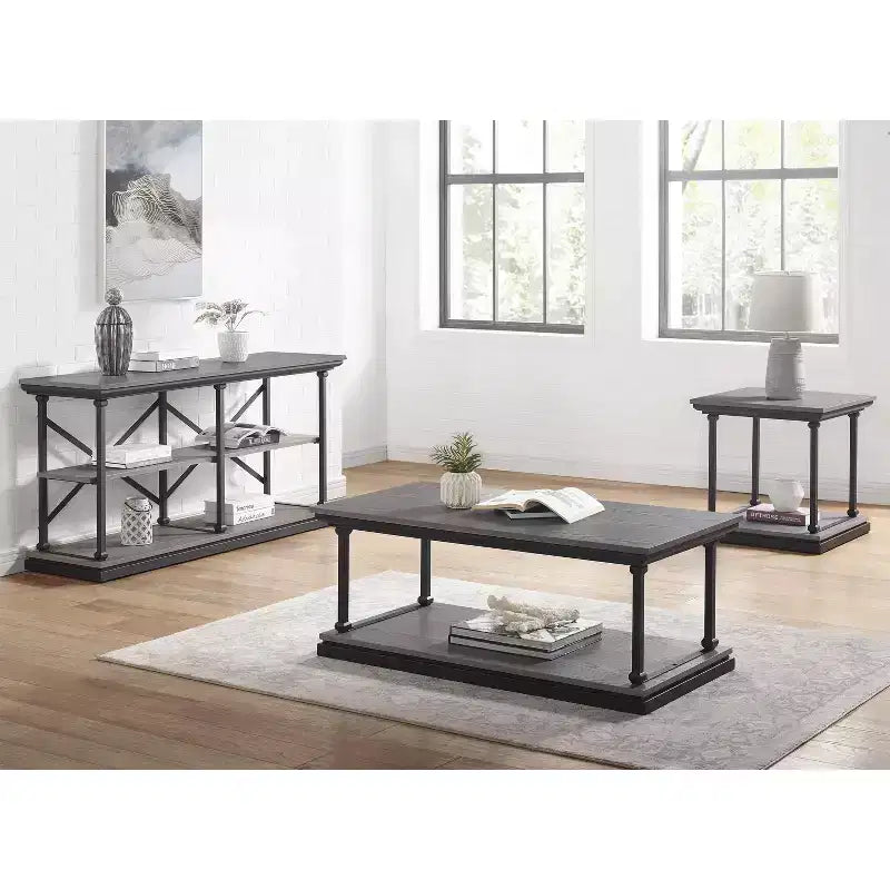 Ensemble de 3 tables basses Tullymore - miBasics