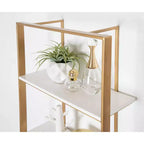 Étagère murale moderne en bois Kercheval 15 x 32 - Kate & Laurel All Things Decor