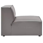 Chaise sans accoudoirs en similicuir végane Mingle - Modway