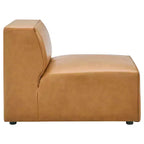 Chaise sans accoudoirs en similicuir végane Mingle - Modway