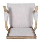 Lot de 2 chaises de salle à manger en bois rembourrées Maria de style campagnard français