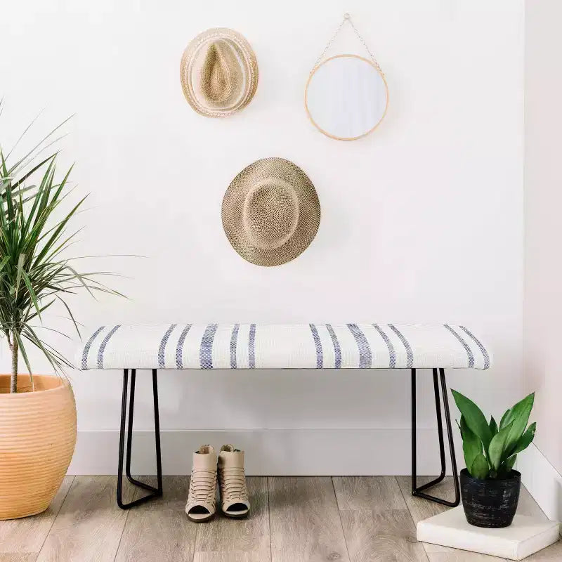 Holli Zollinger Aegean Multi Striped Bench - Deny Designs