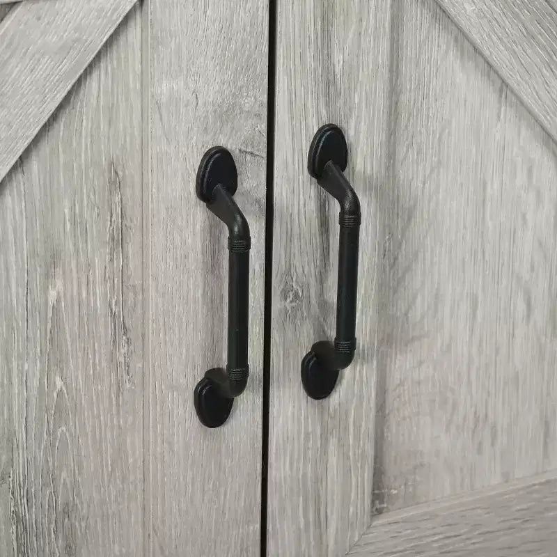 HOMCOM Buffet autoportant 2 portes avec étagère inférieure, table console d'entrée