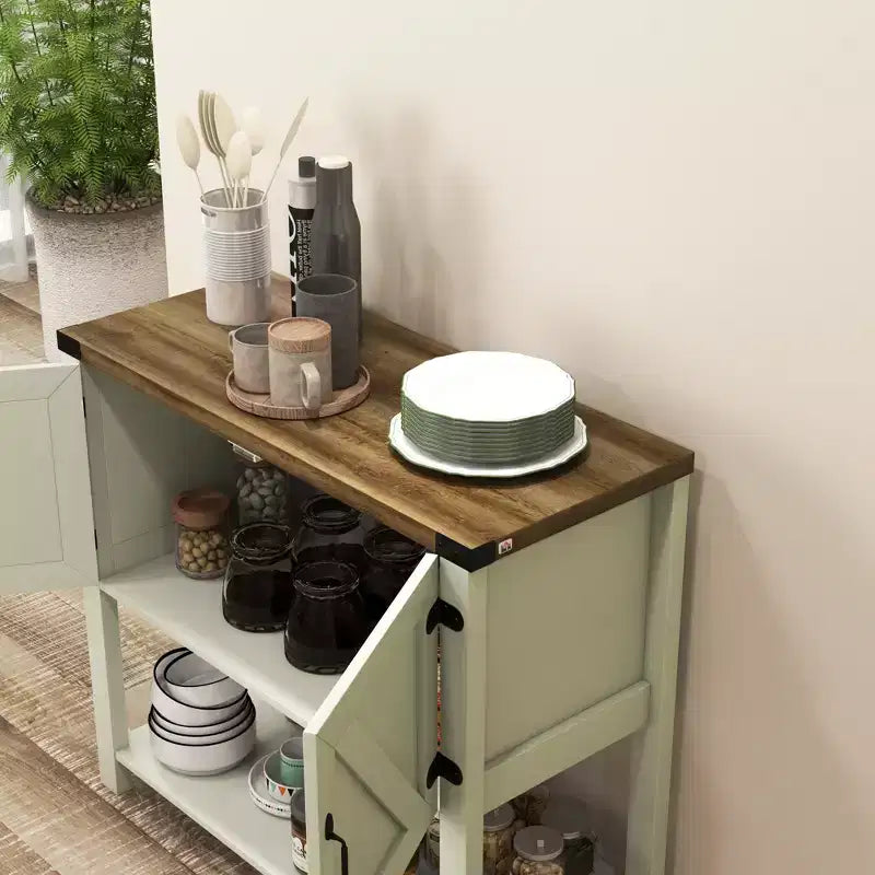 HOMCOM Buffet autoportant 2 portes avec étagère inférieure, table console d'entrée