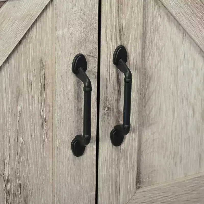 HOMCOM Buffet autoportant 2 portes avec étagère inférieure, table console d'entrée