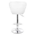 Lot de 2 tabourets de bar réglables en similicuir Elama