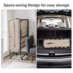Lit pliant Costway avec matelas en mousse à mémoire de forme, sac anti-poussière, lit d'appoint pliable en métal, fabriqué en Italie