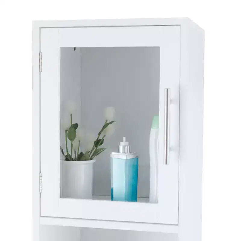 Meuble de rangement haut de salle de bain Costway 71, étagères de présentation, chambre à coucher