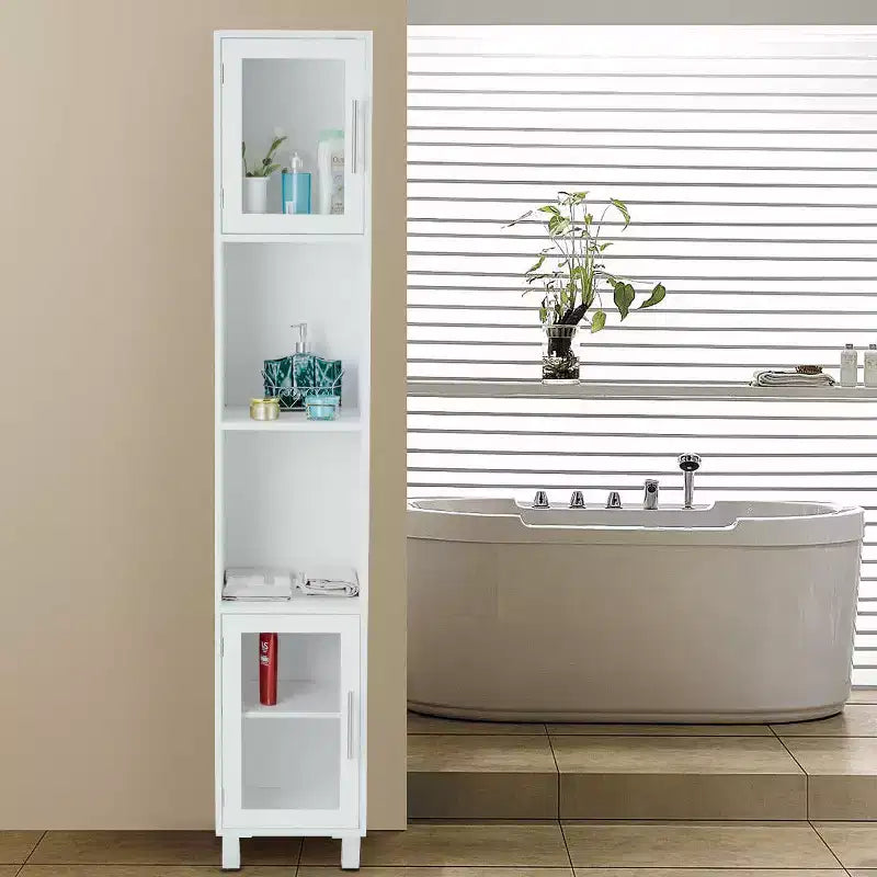 Meuble de rangement haut de salle de bain Costway 71, étagères de présentation, chambre à coucher