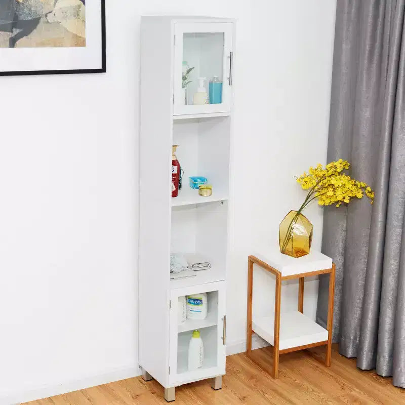 Meuble de rangement haut de salle de bain Costway 71, étagères de présentation, chambre à coucher