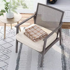 Fauteuil d'appoint avec dossier en rotin Aurelia 24/7 Shop At Home