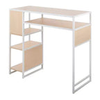 Table de Bar en Bois Rectangulaire 43 po - Hauteur Comptoir - Lumisource